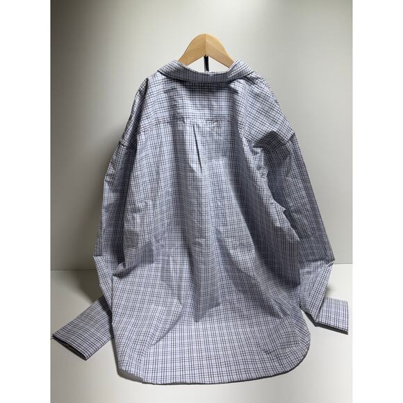 Izod Gingham Button Down Shirt Long Sleeve 2XLT Spring Easter Preppy - Picture 4 of 8